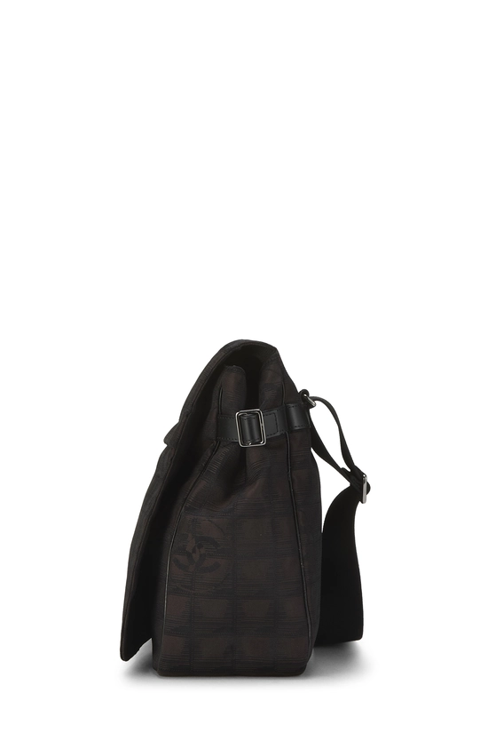 Brown Nylon Travel Line Messenger, , large image number 2