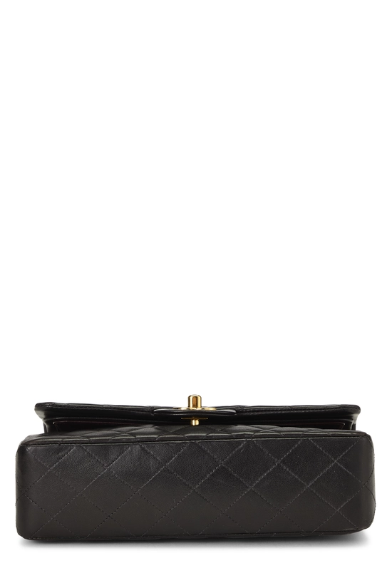 Black Quilted Lambskin Classic Double Flap Small, , large image number 4
