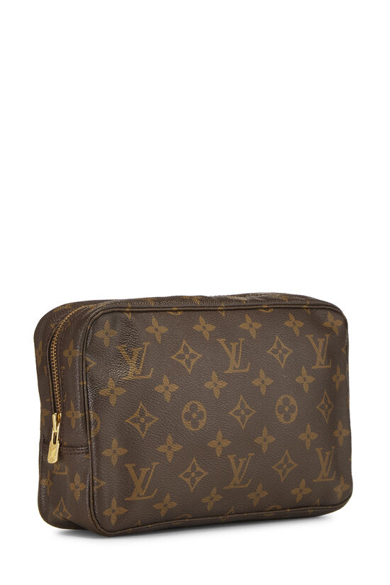 Louis Vuitton Toiletry Pouch On Chain Monogram in Coated Canvas