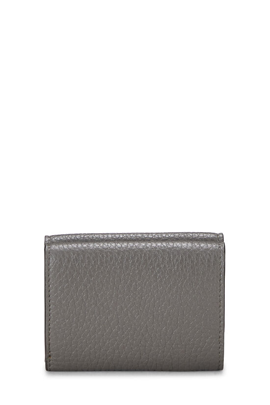 Grey Leather Tri-Fold Wallet , , large image number 4