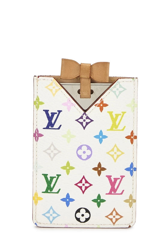 Takashi Murakami x Louis Vuitton White Monogram Multicolore Etui Miroir, , large image number 0