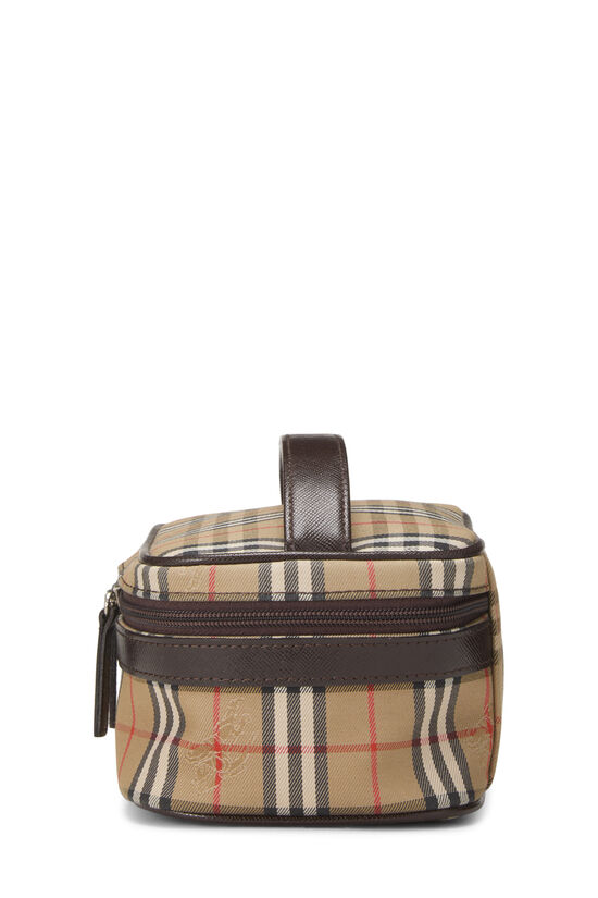 Brown Haymarket Canvas Round Vanity Mini, , large image number 2