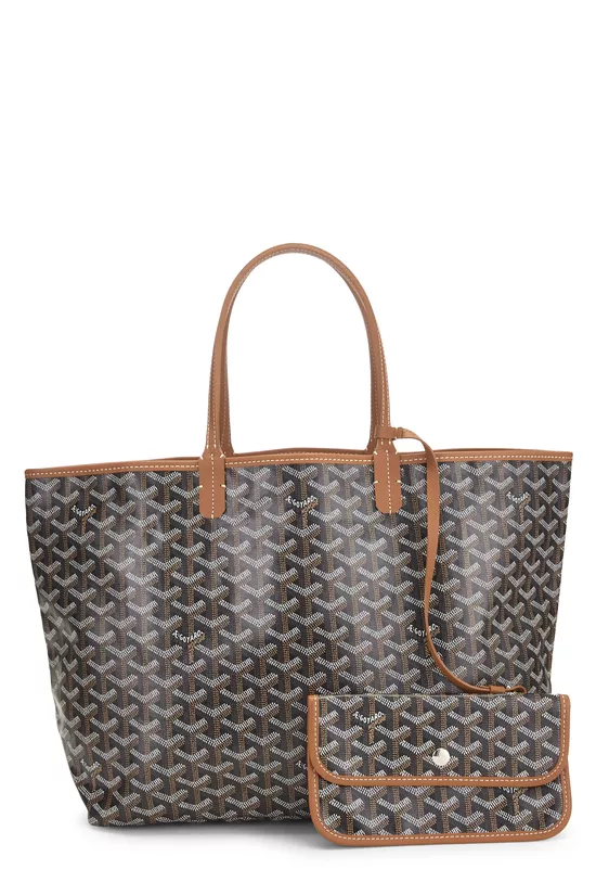 Brown Goyardine Canvas Saint-Louis PM, , large image number 3