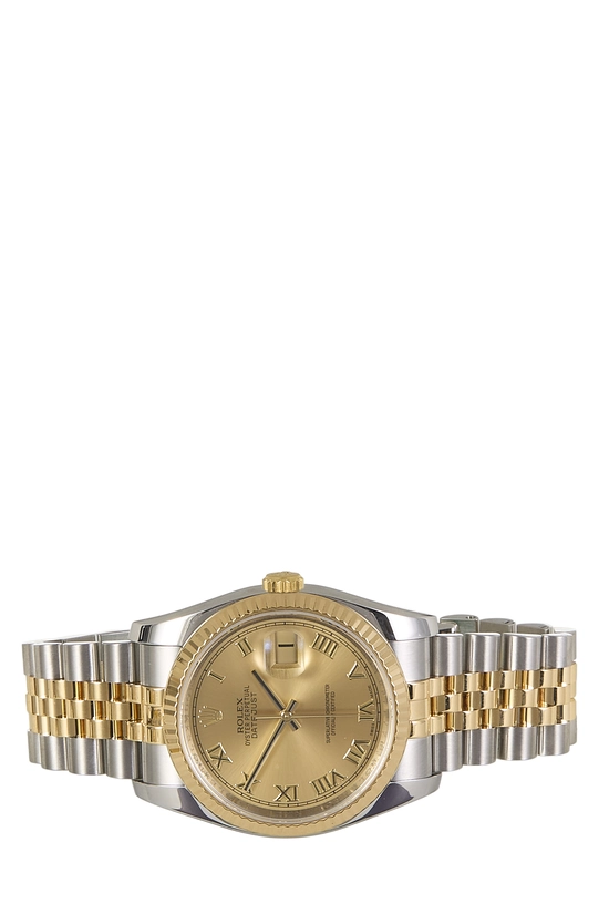 Champagne Roman Numeral Dial Datejust 16233 36mm, , large image number 2