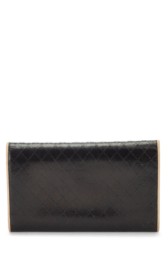Black Calfskin Long Wallet, , large image number 2