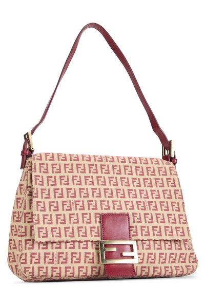 Fendi Red Zucchino Canvas Mama — photo 2