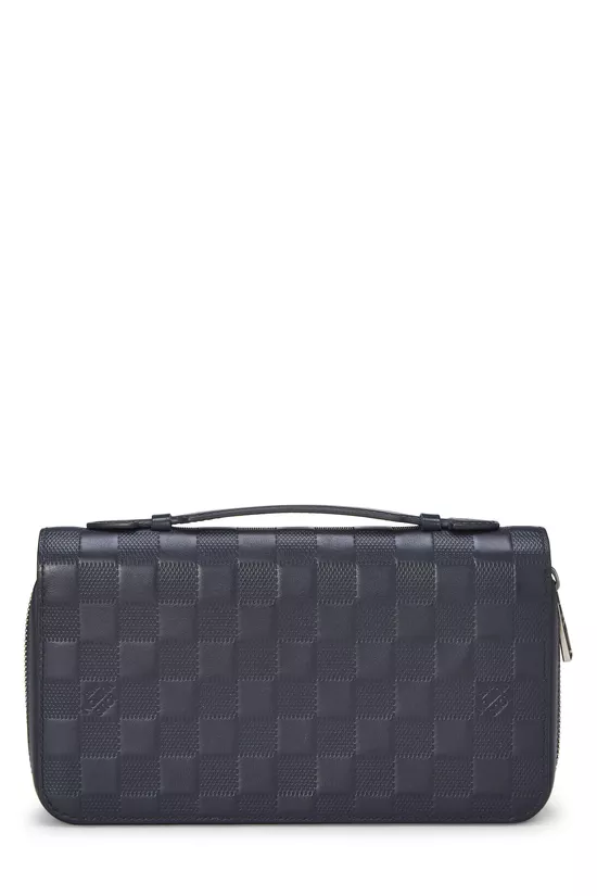 Navy Damier Infini Zippy XL, , large image number 2