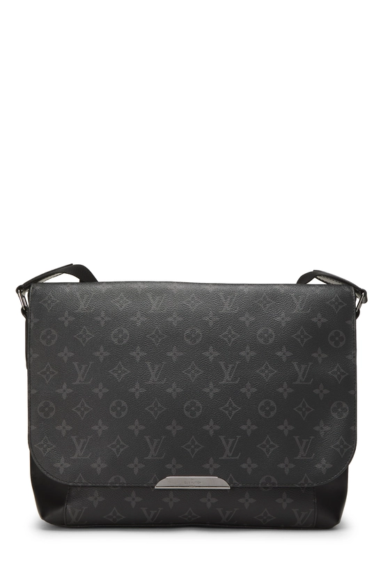 Black Monogram Eclipse Canvas Explorer MM, , large image number 0