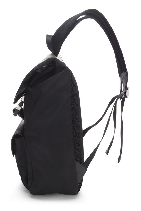 Black Nylon Buckle Backpack, , large image number 3