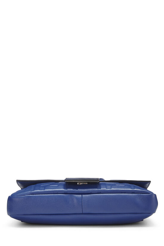 Blue Zucca Leather Convertible Baguette Belt Bag, , large image number 6