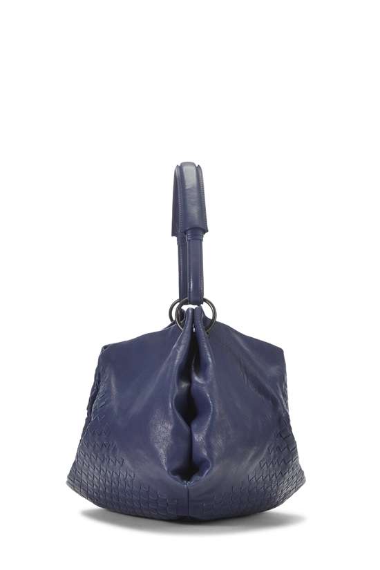 Navy Intrecciato Aquilone Fortune Cookie Hobo, , large image number 2