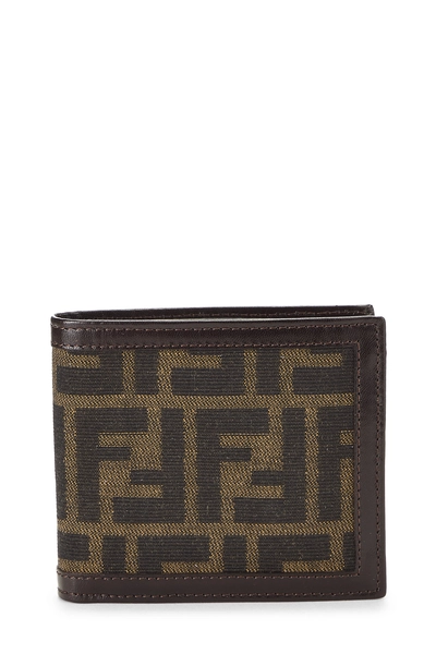 Brown Zucca Canvas Bifold Wallet