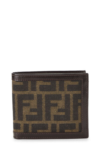 Brown Zucca Canvas Bifold Wallet