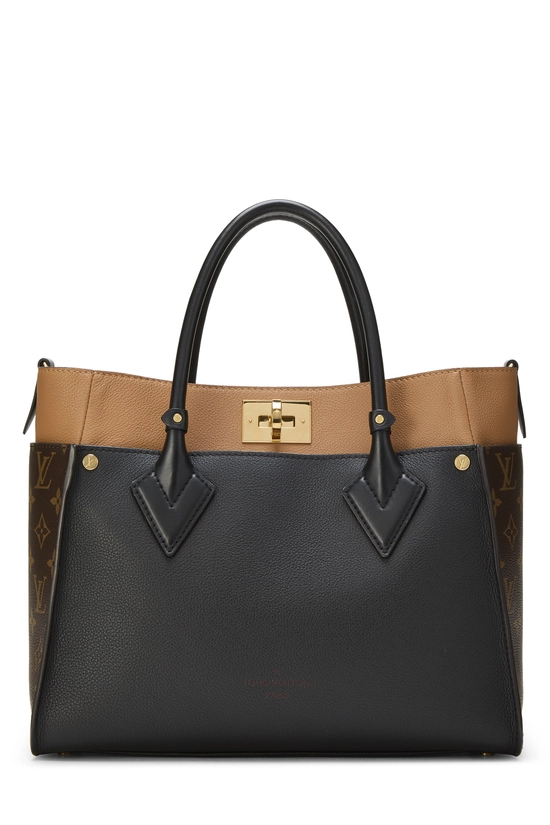Black Calfskin Monogram On My Side MM, , large image number 0