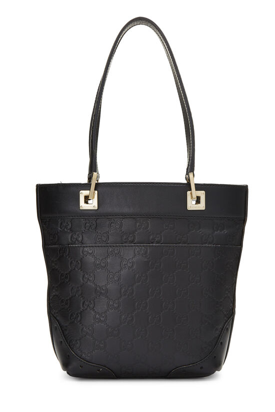 Black Guccissima Punch Vertical Tote, , large image number 4
