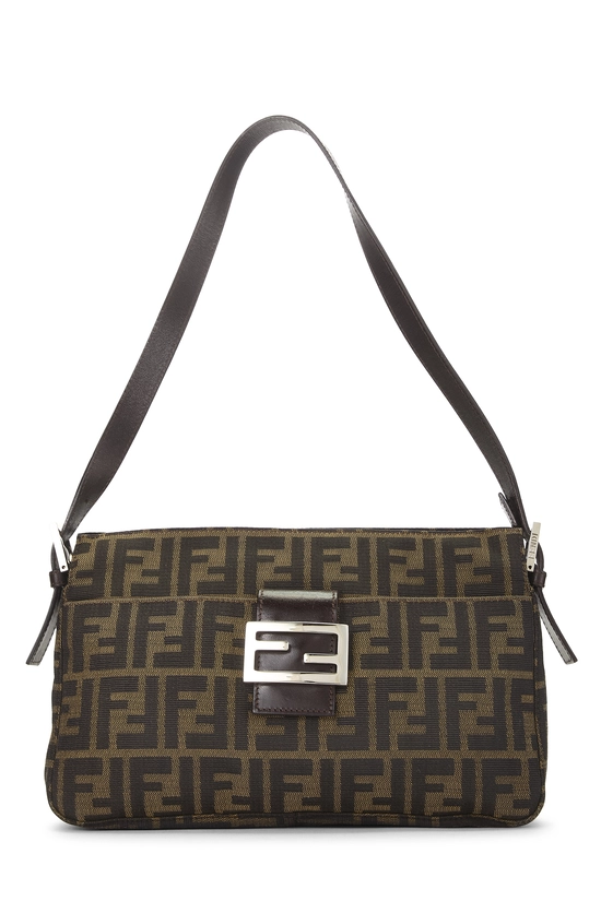 Brown Zucca Canvas Shoulder Bag, , large image number 0