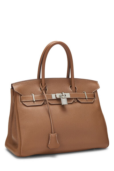 Gold Clemence Birkin 30, , large