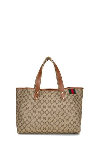 Gucci Original GG Supreme Canvas Web Loop Tote