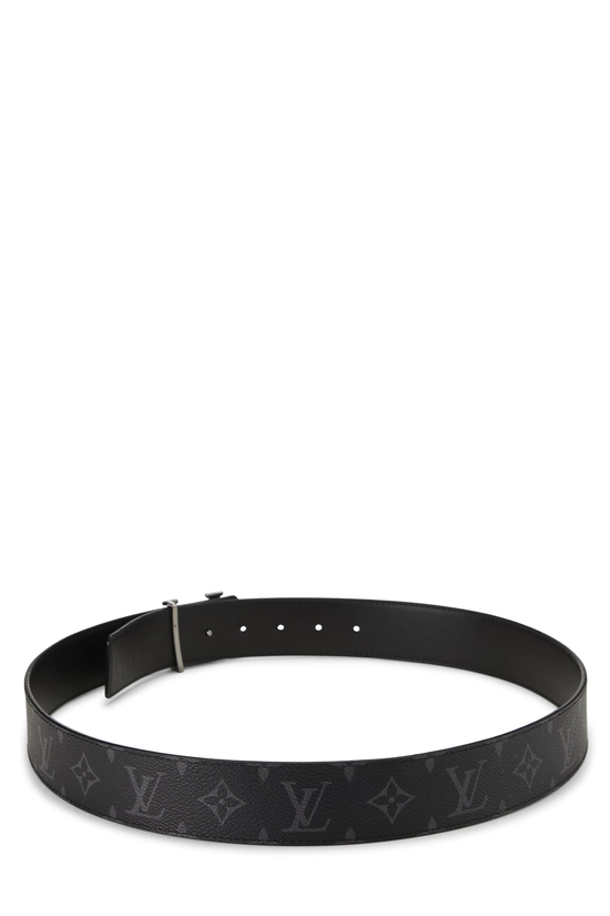 Black Monogram Eclipse Ceinture Initiales 90, , large image number 2