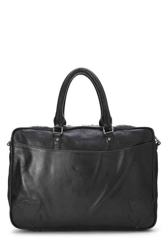 Black Leather Briefcase, , large image number 0