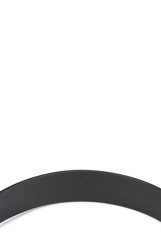 Black Leather Belt 75, , large image number 3