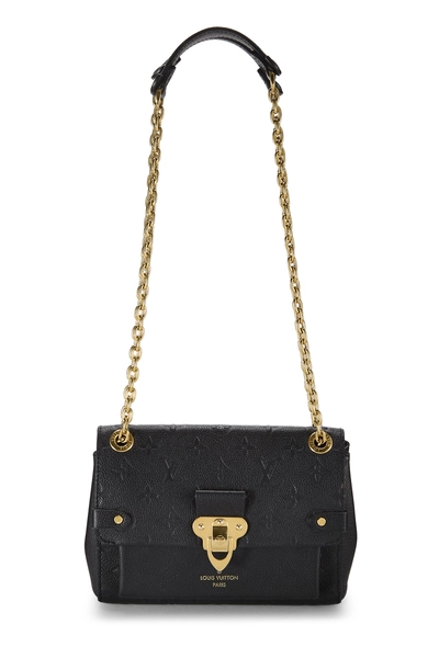 Louis Vuitton Black Monogram Empreinte Leather Vavin BB NM