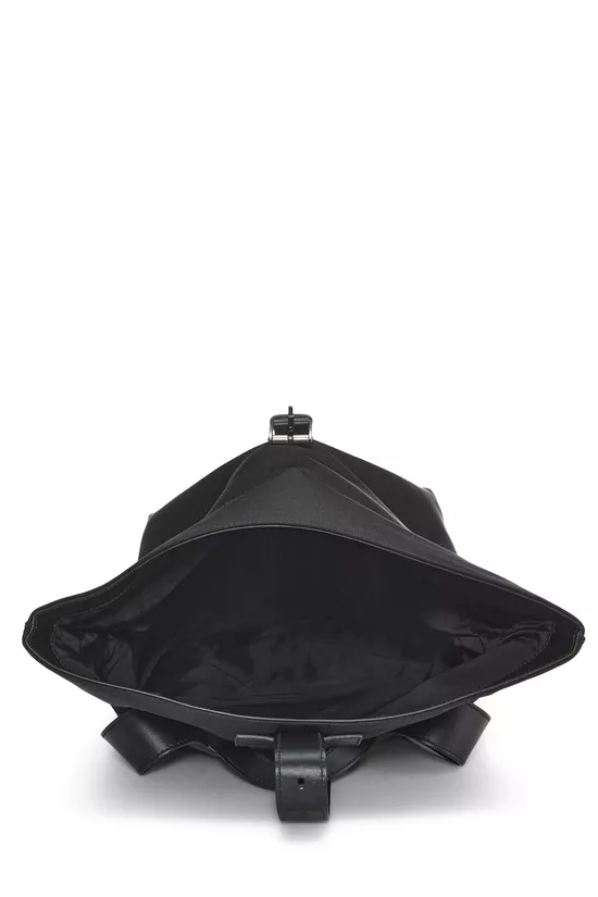 Black Techno Canvas Web Backpack, , large image number 5