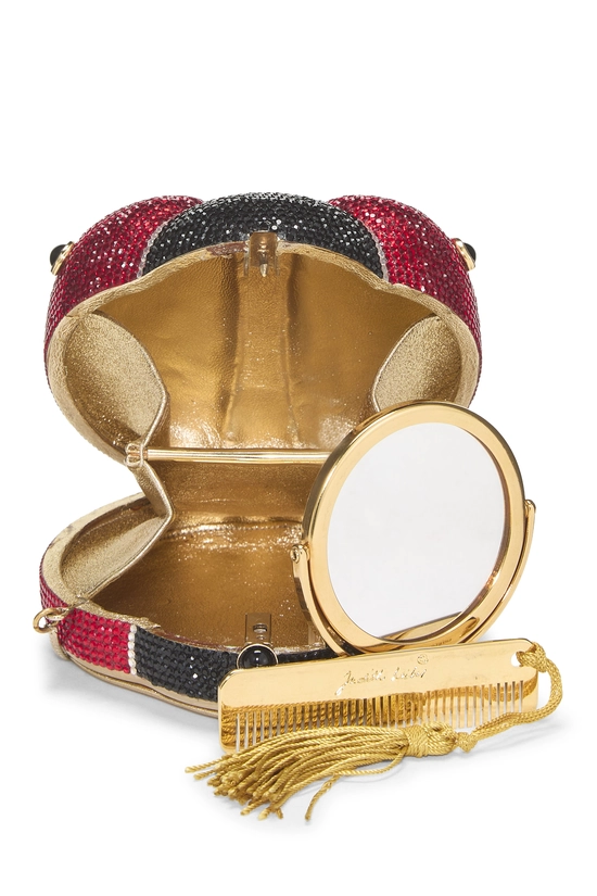 Red Crystal Ladybug Minaudi&egrave;re, , large image number 5