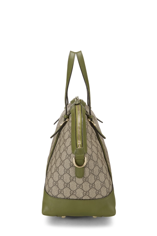 Green GG Supreme Canvas Nice Top Handle Bag Medium, , large image number 2