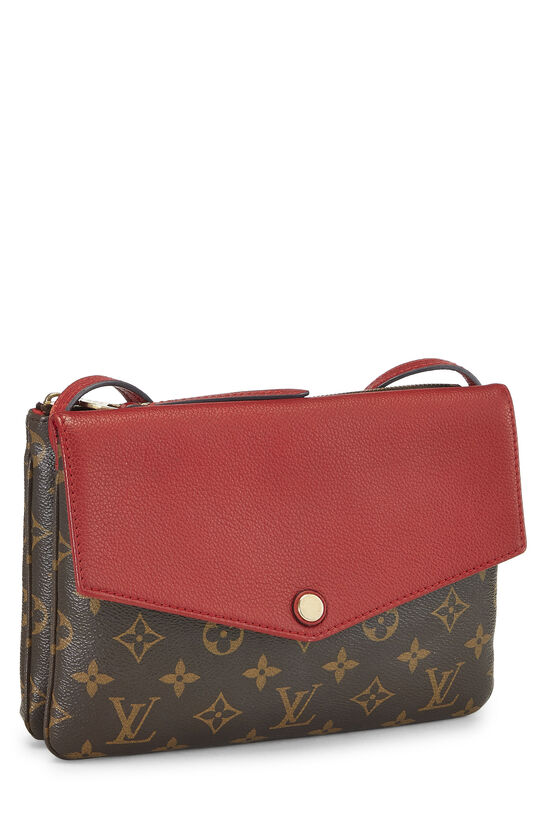 Red Monogram Canvas Twice, , large image number 2