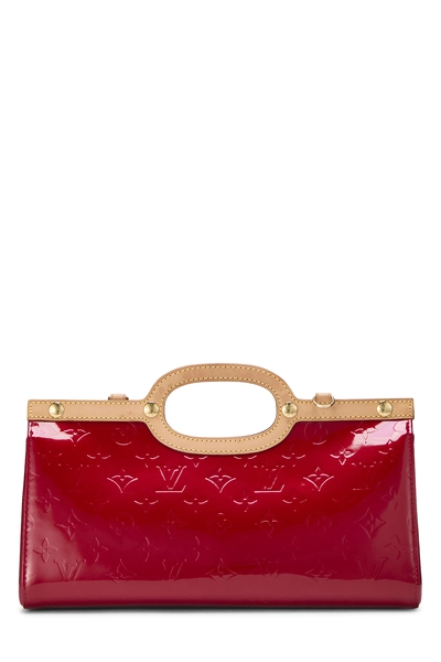 Louis Vuitton Red Monogram Vernis Roxbury