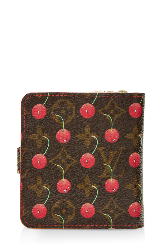 Takashi Murakami x Louis Vuitton Monogram Cerises Zippy Compact, , large image number 2
