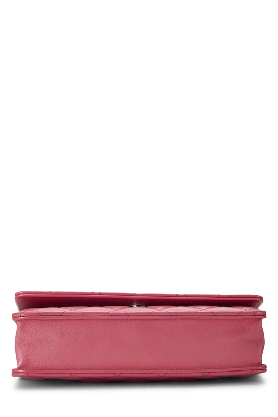 Pink Lambskin Classic Quilted Wallet on Chain (WOC), , large image number 4