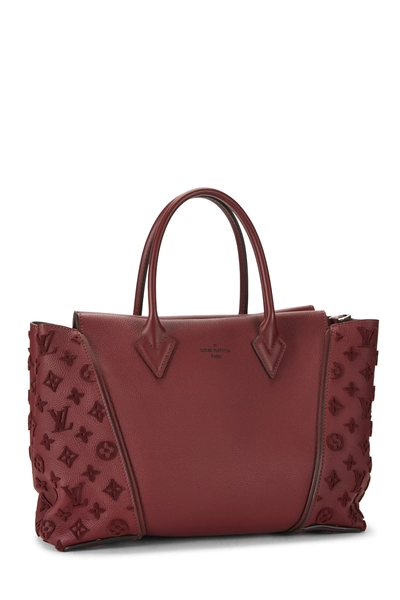 Louis Vuitton Burgundy Veau Cachemire Tote W PM — photo 2