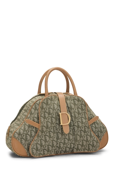 Green Trotter Canvas Saddle Bowler, , large