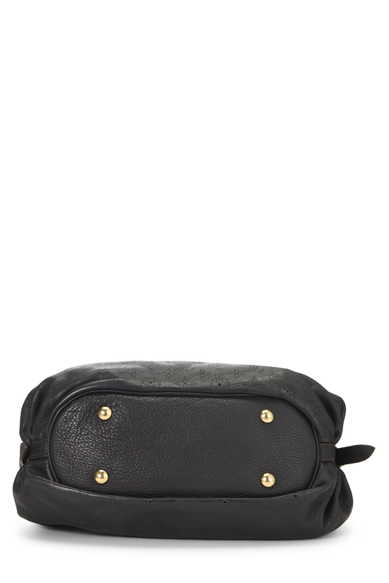 Black Monogram Mahina Leather XS, , large image number 4