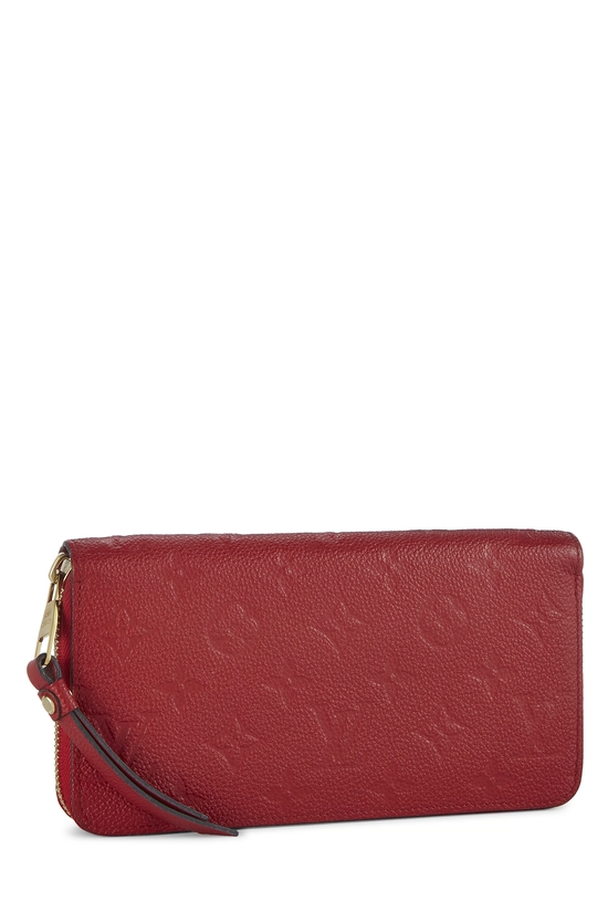 Red Monogram Empreinte Zippy Continental Wallet, , large image number 1