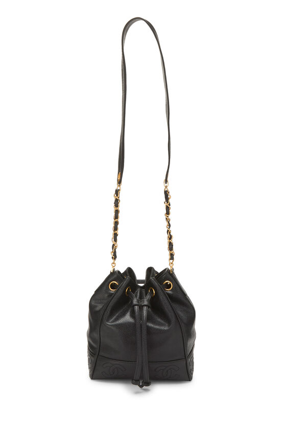 Black Caviar 'CC' Bucket Bag Small, , large image number 0