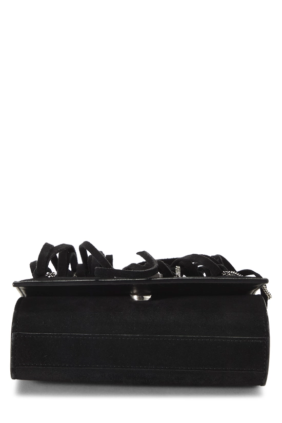 Black Suede Fringe Kate Small, , large image number 4