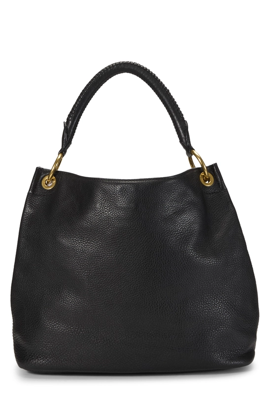 Black Vitello Daino Hobo, , large image number 3