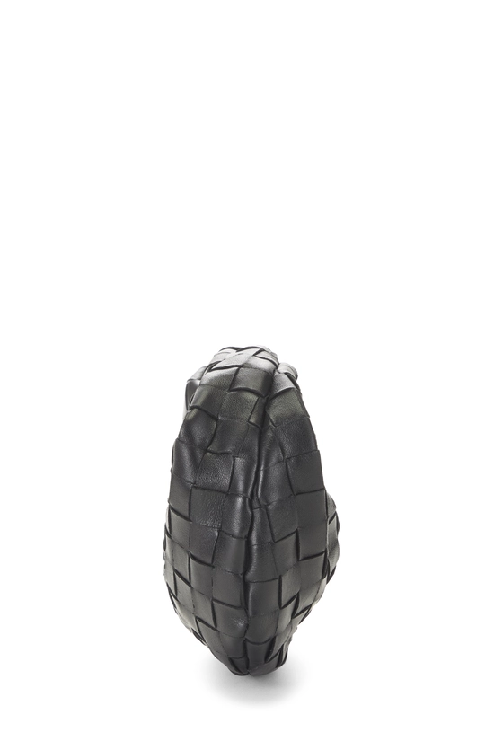Black Intrecciato Leather Candy Jodie, , large image number 2