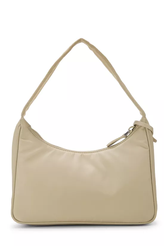 Beige Tessuto Re-Edition 2000 Hobo Mini, , large image number 3