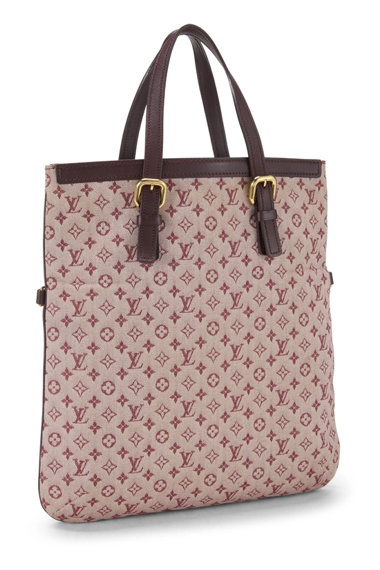 Burgundy Monogram Mini Lin Francoise, , large image number 1