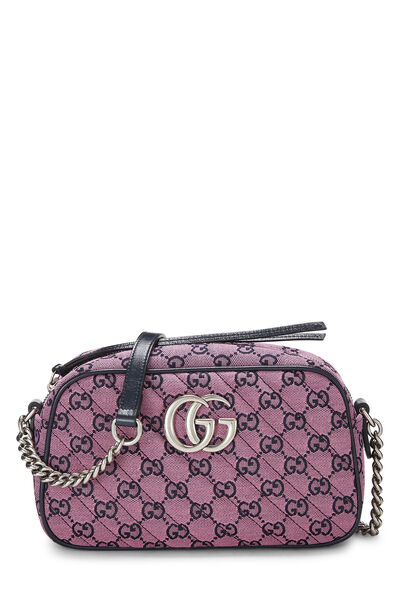 Pink Original GG Canvas Marmont Crossbody Small