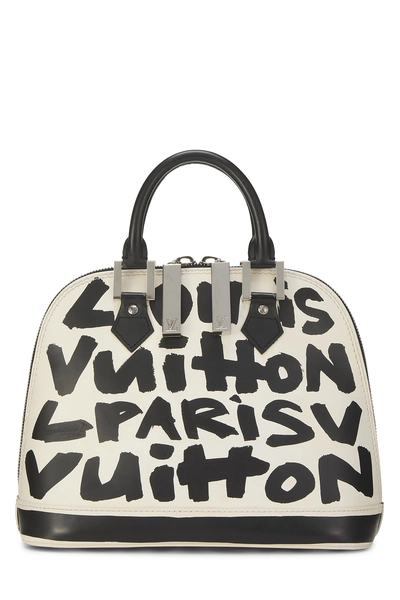 Stephen Sprouse x Louis Vuitton Black Monogram Graffiti Alma MM
