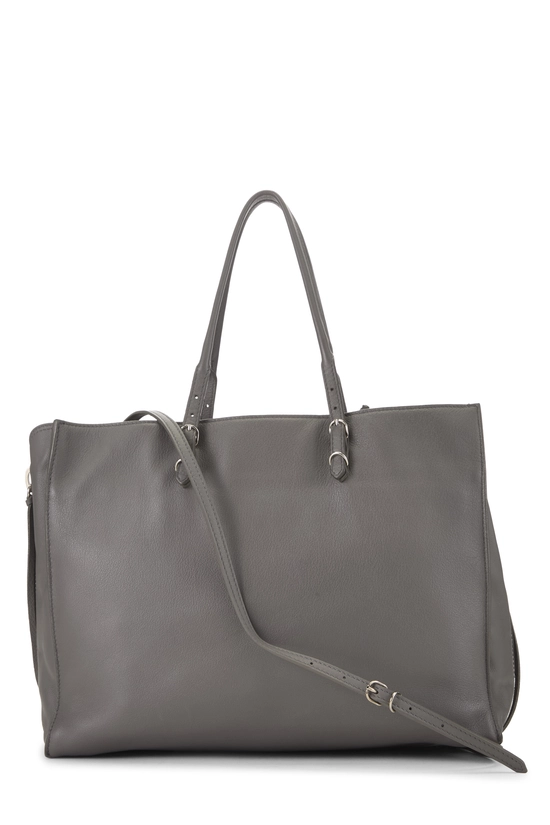 Grey Calfskin Papier B4 Zip Around, , large image number 3