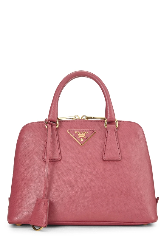 Pink Saffiano Promenade Small, , large image number 0