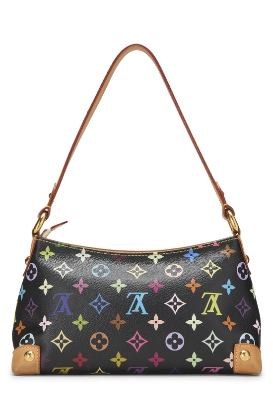 LOUIS VUITTON ブラック マルチカラー ハンドバッグ　エライザ Pre-Owned Takashi Murakami x Louis Vuitton Black Monogram