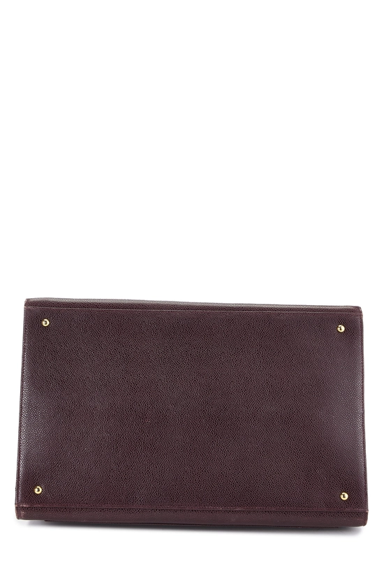 Burgundy Caviar Tote, , large image number 4