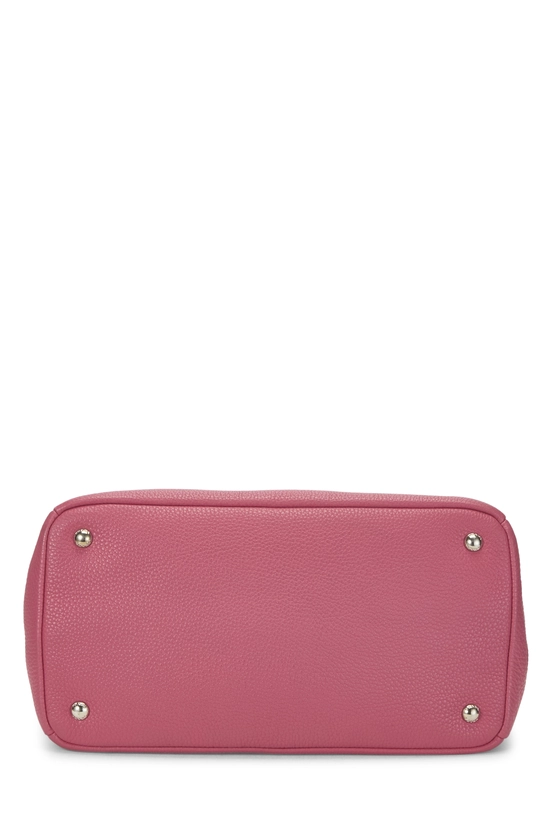 Pink Vitello Daino Tote, , large image number 4